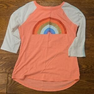 Colourful Rainbow & Owl Graphic Tee